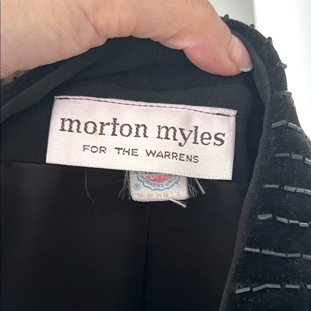 Vintage Myles Morton Cropped Elegant Jacket - Picture 6 of 6